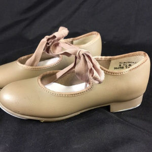 bailey's Girl's Size 8.5 m tan Tie Tap Shoe